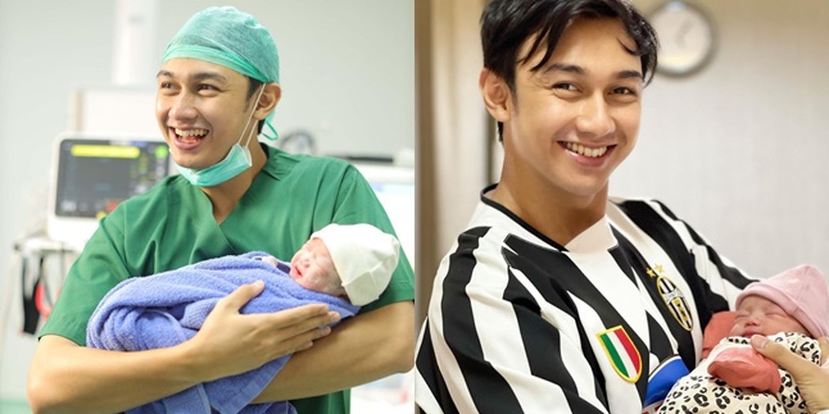 8 Portraits of Caesar Hito Taking Care of Baby Bible, the Little Angel with Dimpled Cheeks - Inheriting the Beauty of Mama