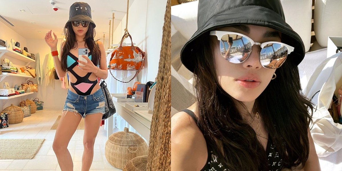 8 Beautiful Portraits of Adinda Bakrie During Vacation in Turkey, Showing Off Flat Stomach and Body Goals - Sweetly Kissing Her Husband