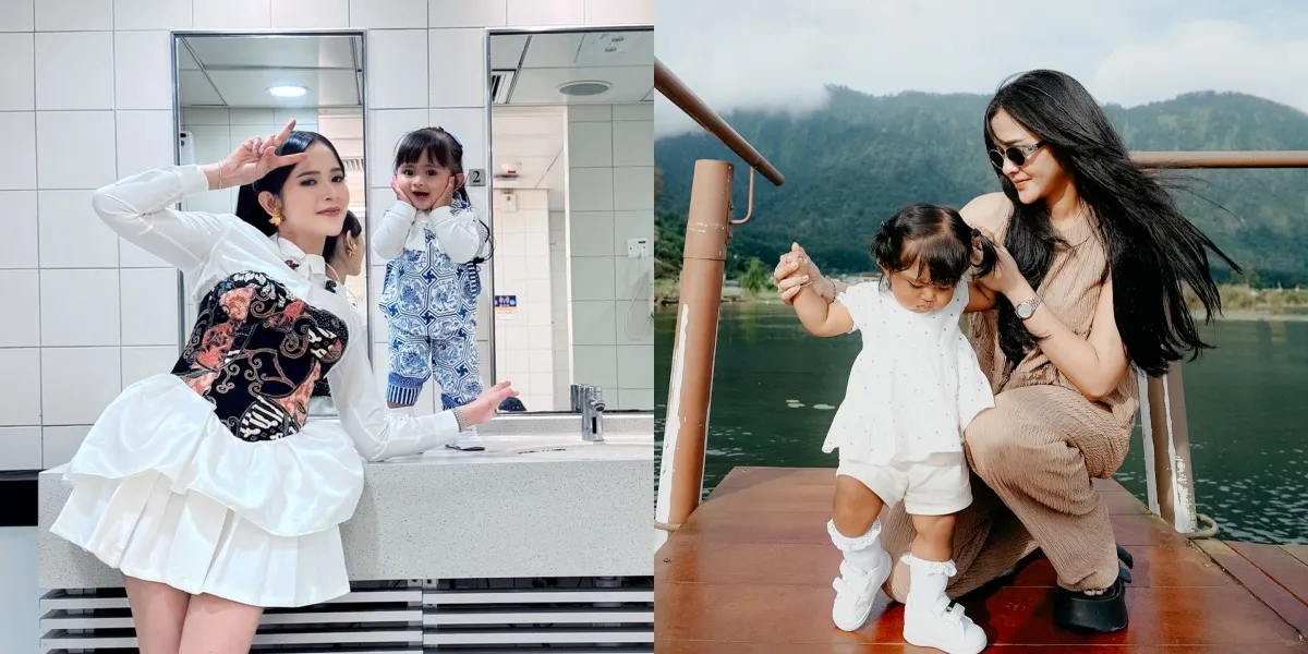 8 Beautiful Photos of Bella Bonita Caring for Her Child, Cunda is Called a Mini Version of Her Mother
