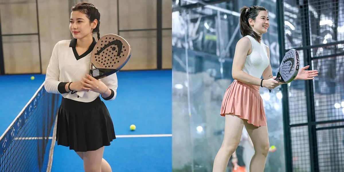 8 Beautiful Portraits of Iris Wullur Playing Padel, Her Outfits Never Fail and Always Steal Attention