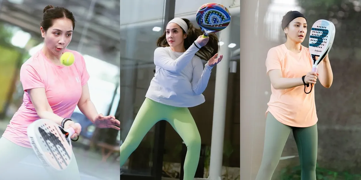 8 Beautiful Photos of Nagita Slavina Playing Padel, Sporty and Relaxed Style That Can Be an Inspiration