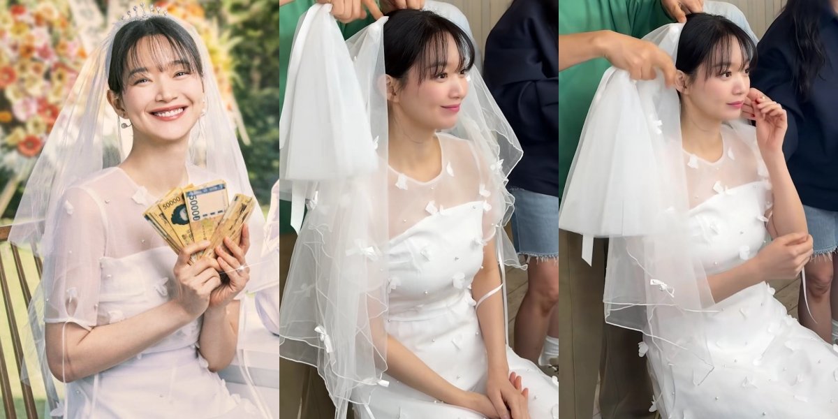 8 Beautiful Portraits of Shin Min Ah in a Wedding Dress, Prayed for Soon to Marry Kim Woo Bin