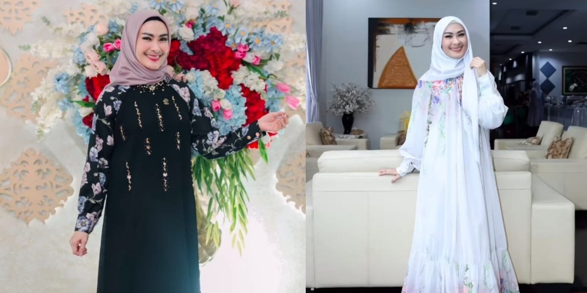 8 Beautiful Portraits of Iis Dahlia Wearing Hijab in the Holy Month of Ramadan