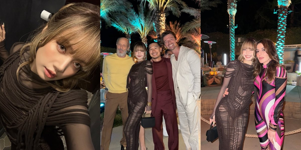 8 Stunning Photos of Lisa BLACKPINK at the After-party of 'THE WHITE LOTUS Season 3', Dazzling in a See-through Dress