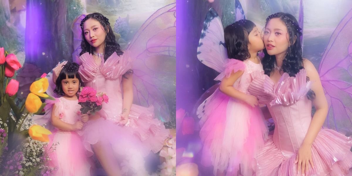 8 Beautiful Portraits of Rachel Vennya with Chava Cosplaying as Fairies, Like Entering a Fairy Tale Land