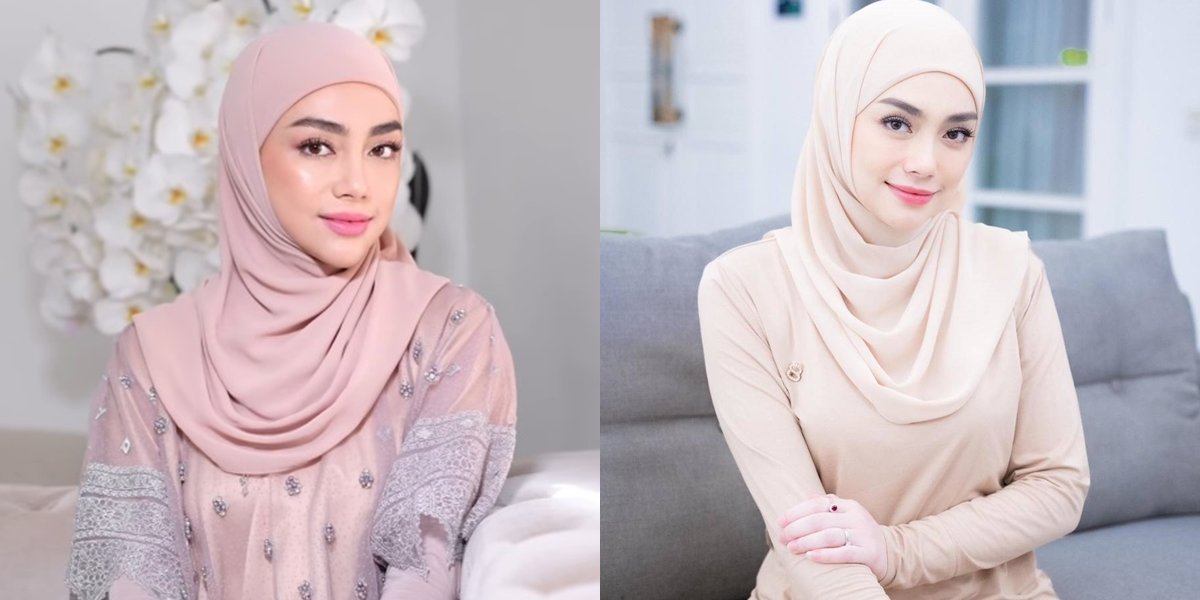 8 Portraits of Celine Evangelista Who Admits to Being Ashamed Because She Still Looks at Notes During Prayer, Do This So You Won't Be Recognized When Going to the Mosque