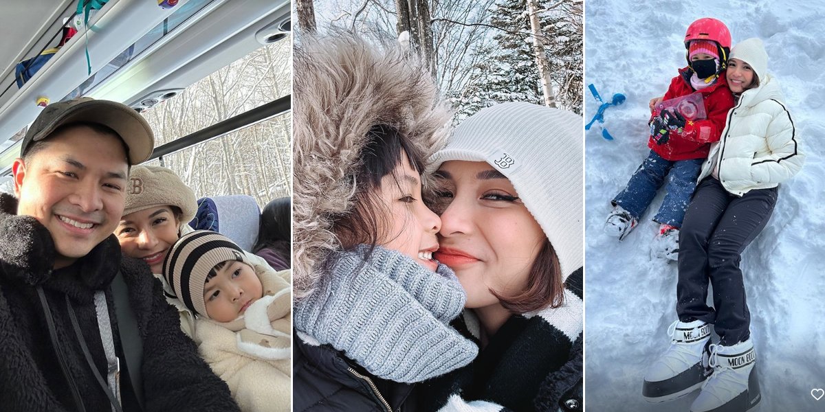 8 Photos of Chelsea Olivia and Glenn Alinskie's Vacation with Children, Ready to Celebrate White Christmas in Japan