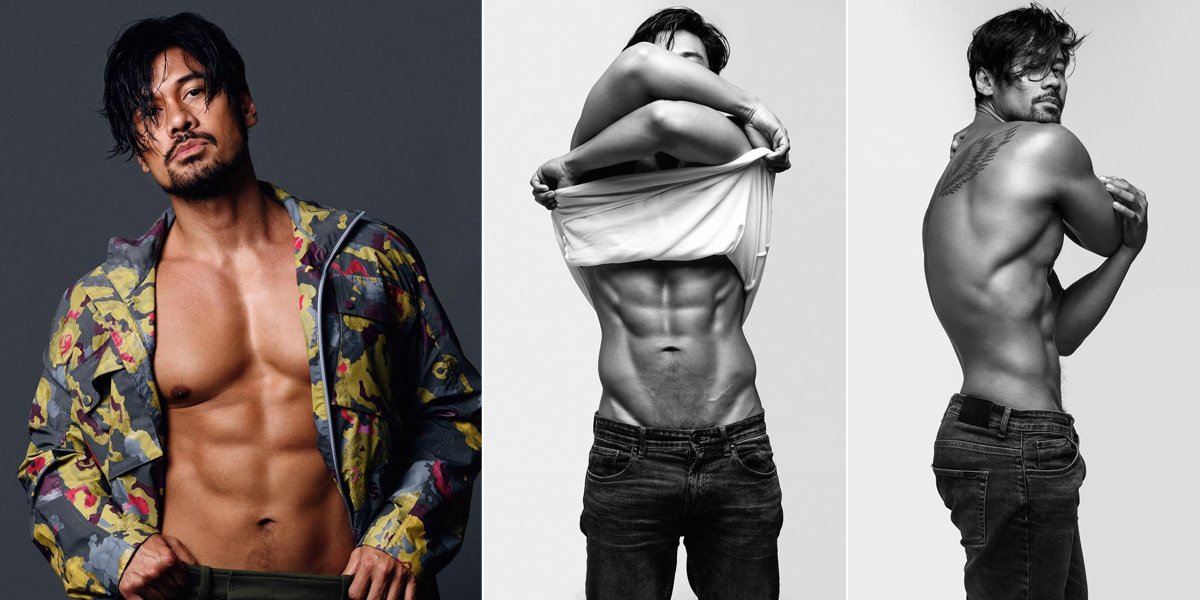 8 Photos of Chicco Jerikho Showing Off His Six Pack Abs & Muscular Body in Latest Photoshoot, Exuding Hot Daddy Vibes