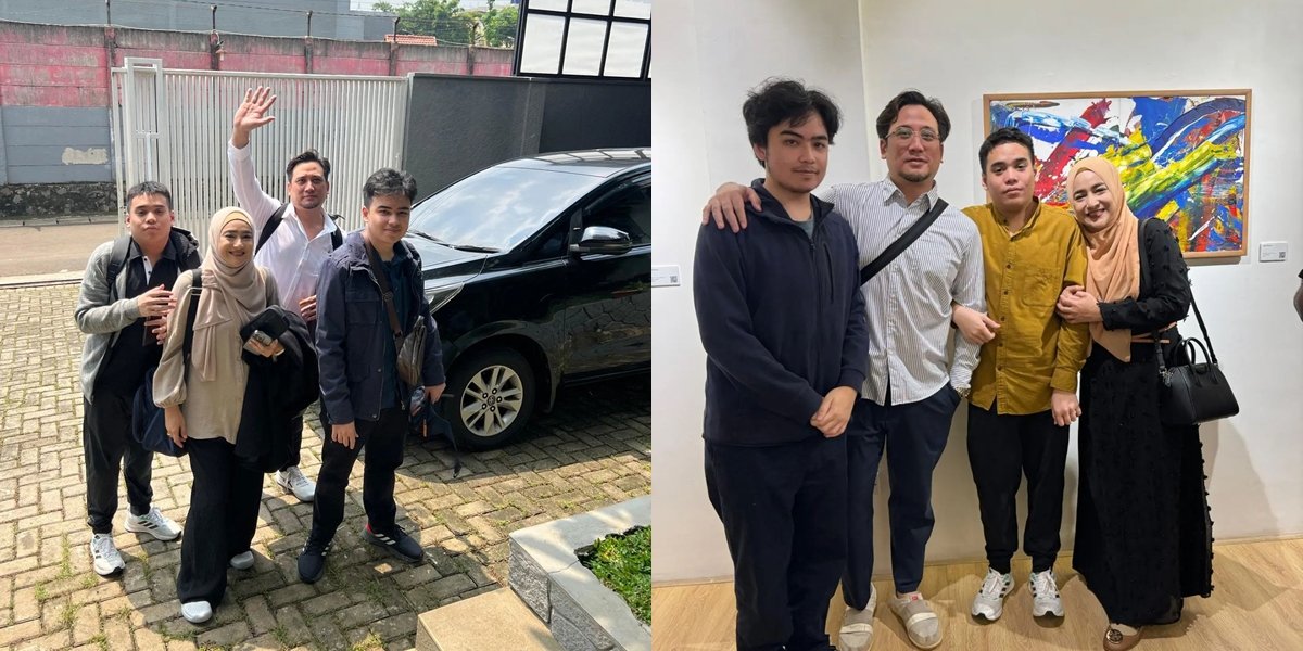8 Photos of Cindy Fatika Sari and Tengku Firmansyah Finally Arriving in Canada, Transit in Taipei - Prayed for by Fellow Artists