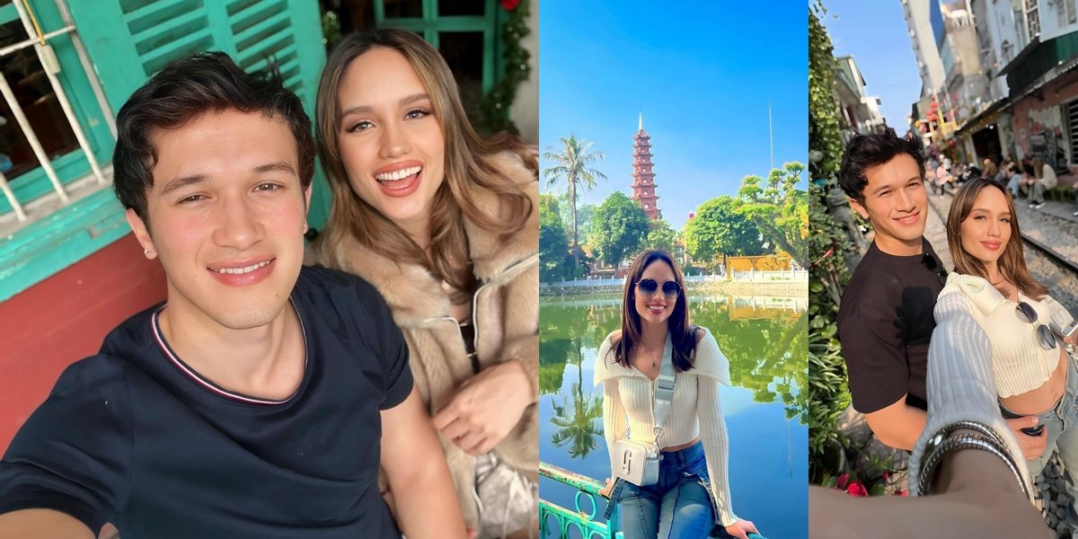 Cinta Laura dan Kekasihnya Rayakan Akhir Tahun di Vietnam, Kemesraan Terpancar di Hanoi