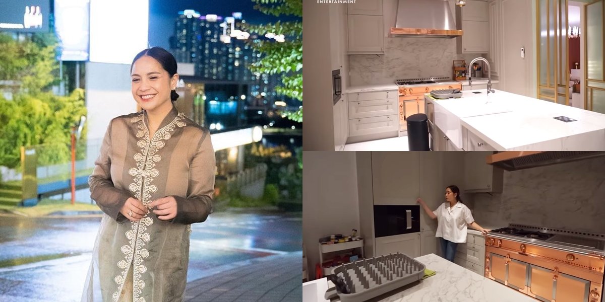 8 Pictures of Nagita Slavina's New Kitchen Equipped with a Rp2 Billion Rose Gold Stove, Special with Her Name Engraved - Netizens: What Comes Out is Not Fire?