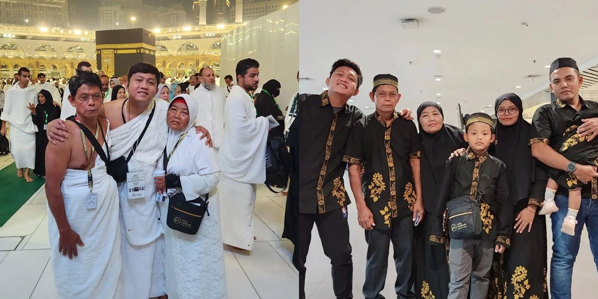 8 Portraits of Denny Caknan Performing Umrah with Family, Netizens Send Prayers for a Reunion with Happy Asmara
