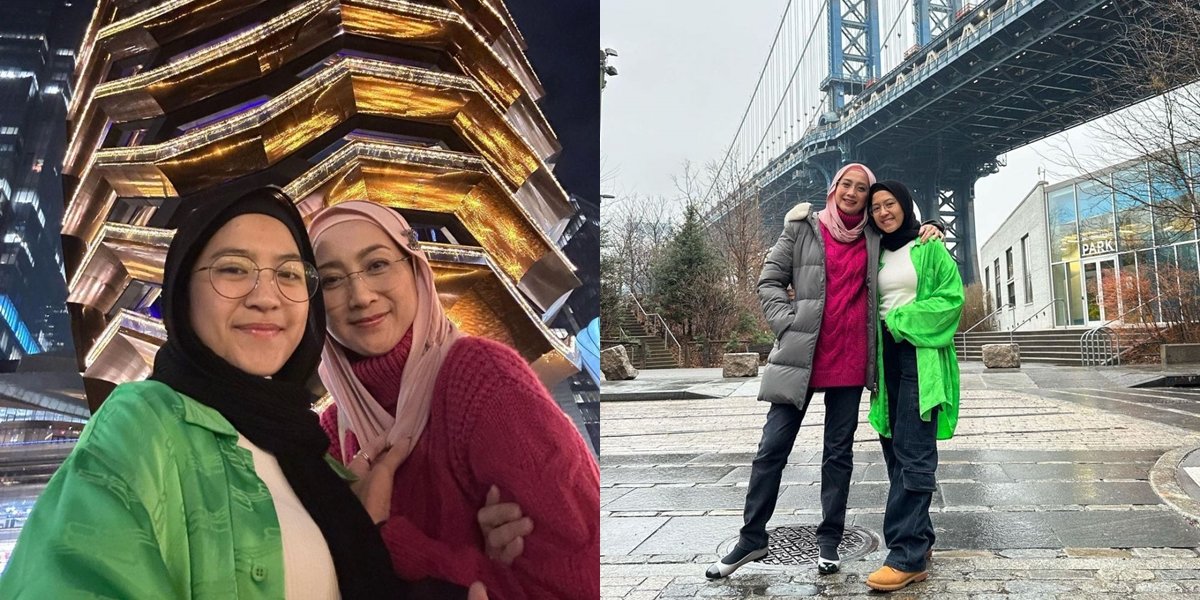 8 Potret Desy Ratnasari yang Liburan Bareng Anak ke New York, Quality