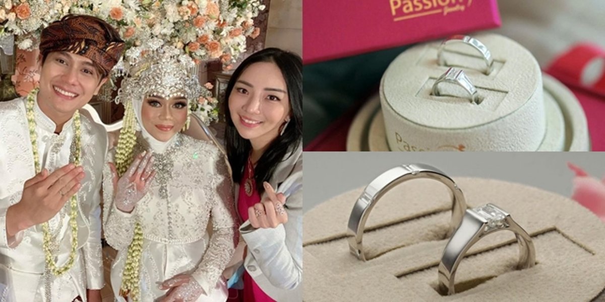 8 Portraits of Lesti and Rizky Billar's Wedding Ring Details, Adorned with Ashoka Diamonds - Exclusively Made and Owned by No One