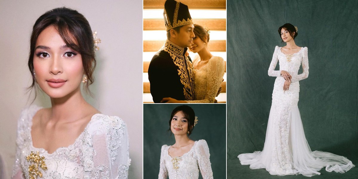 8 Portraits of Mikha Tambayong's 2nd Wedding Reception Dress, Beautiful & Elegant like a Princess of Manado