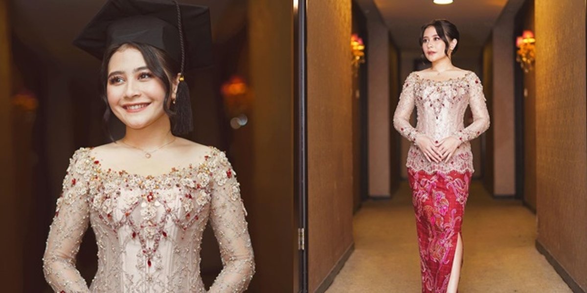 8 Gorgeous Details of Prilly Latuconsina's Graduation Kebaya, Elegant with a Red Nuance - Made with Local Craftsmanship