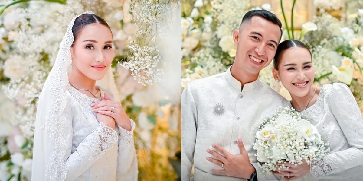 8 Portraits of Ayu Ting Ting's Detailed Appearance in the Engagement Procession, Already Emitting the Aura of a New Bride - Flawless Makeup Makes People Stunned