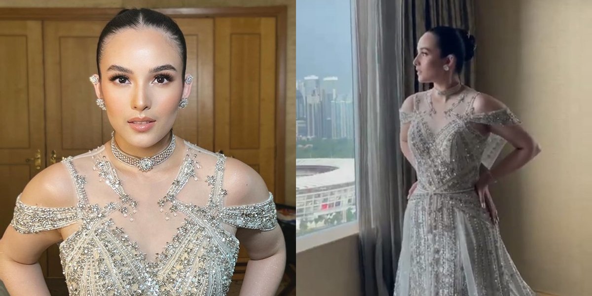 8 Portraits of Chelsea Islan's Detailed Appearance at the Wedding Reception, She Made People Astonished at the After Party Wearing a Red Dress by Designer Hian Tjen