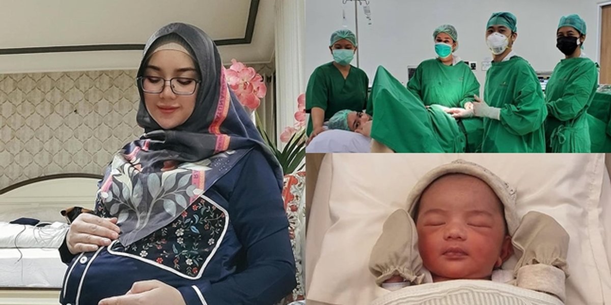 8 Portraits of the Moments Bebi Silvana, Opick's Wife, Gives Birth to Their First Child, the Handsome Face of the Beloved Child Attracts Attention