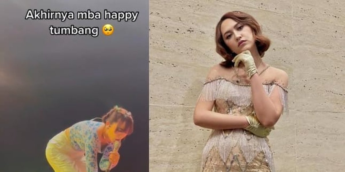 8 Potret Detik-Detik Happy Asmara Fainted While Performing, Netizens: Stay Strong, Ayang