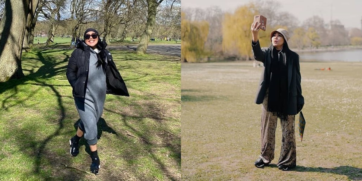 8 Photos of Dewi Gita During Vacation in Europe, Still Beautiful at the Age of 50 - Her Style is Very Youthful