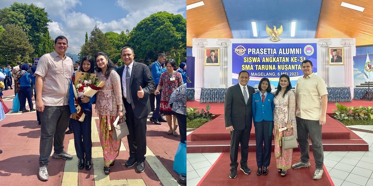 8 Portraits of Diandra Minunet, Bella Saphira's Daughter Who Graduated from SMA Taruna Nusantara Magelang, Netizens: Her Stepchild Looks More and More Alike Here 