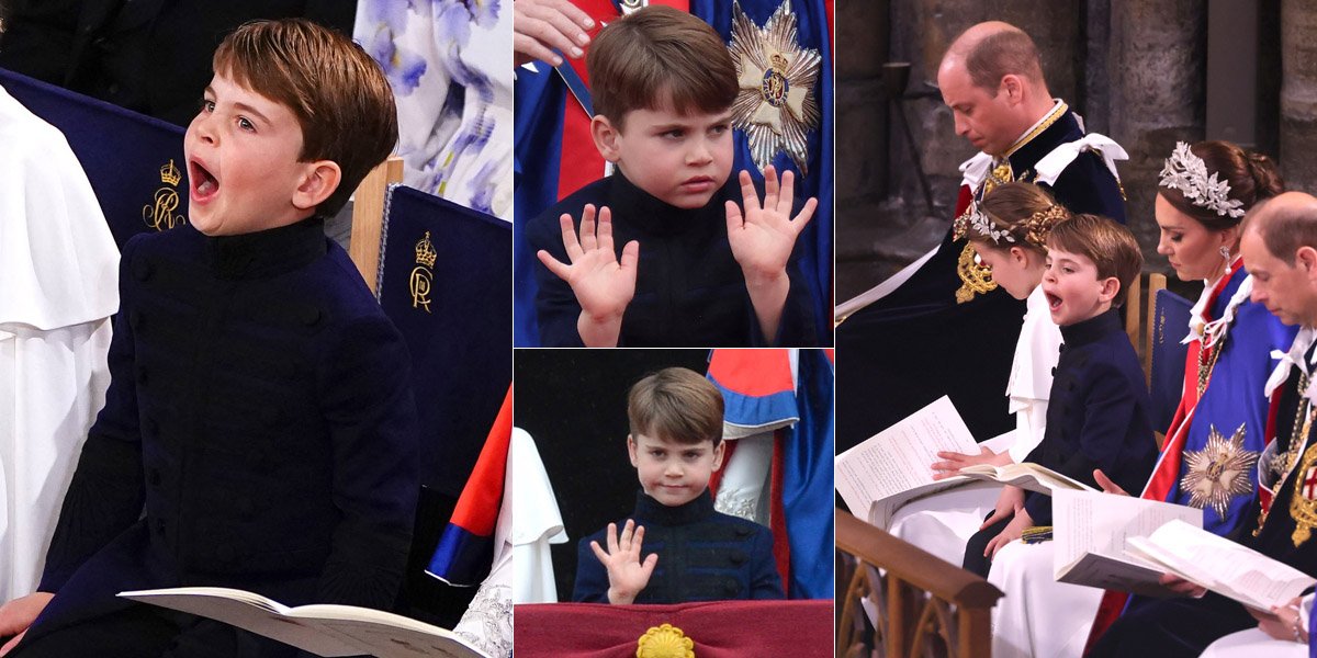 8 Funny Expressions of Prince Louis at King Charles's Coronation, Just Like Us on Monday Morning