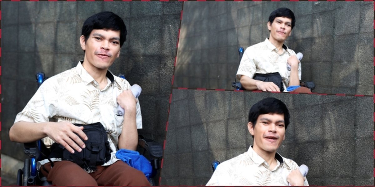 8 Portraits of El Ibnu, the Vocalist of Elkasih, Now Paralyzed and Must Use a Wheelchair and Unable to Speak