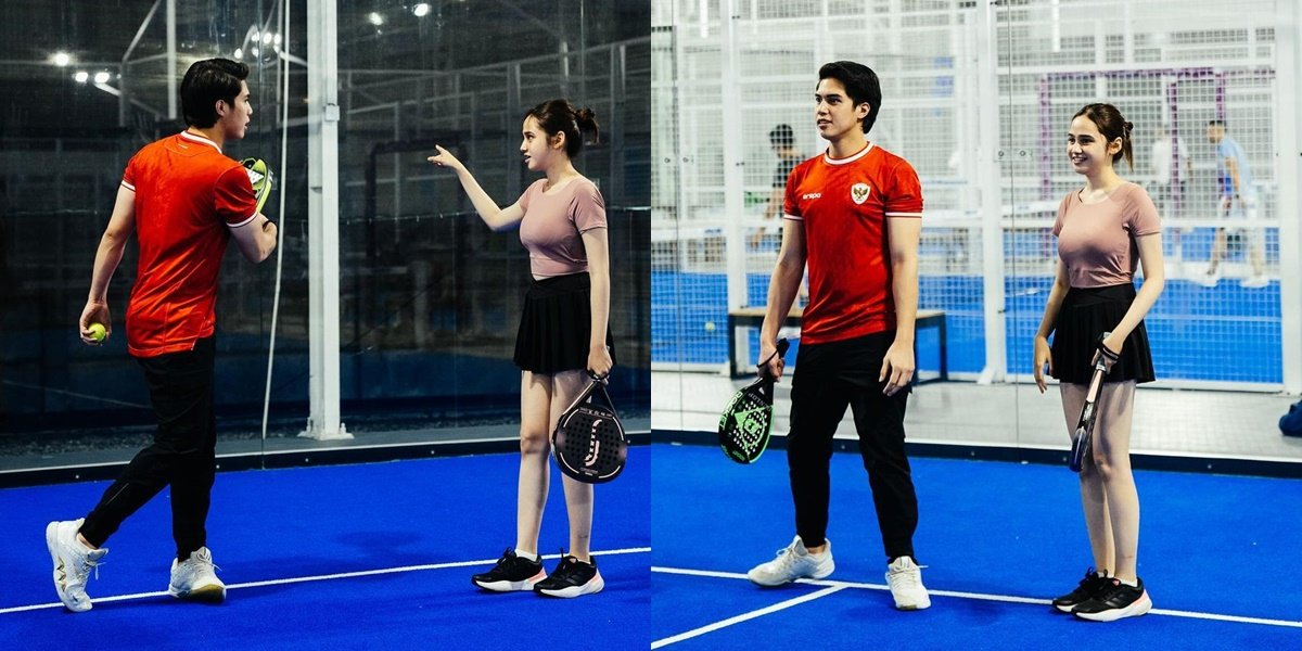 8 Portraits of El Rumi Playing Tennis with His Girlfriend, Syifa Hadju: Heading to a Healthy and Fit 2025