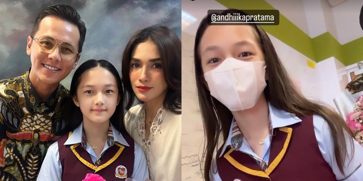8 Photos of Elea, Ussy Sulistiawaty and Andhika Pratama's Child, Graduating, The Princess Will Soon Be a Junior High School Student and Makes Her Parents Emotional
