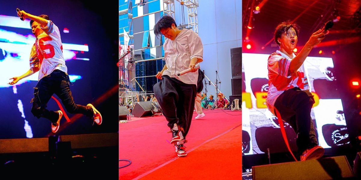 8 Portraits of Energetic Armand Maulana in Every Concert, Still Agile Jumping Even Though He's Already 50!