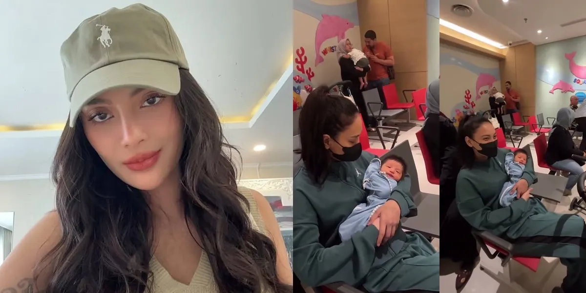 8 Portraits of Erika Carlina Immunizing Baby Andrew Rexy Neil, Calm
