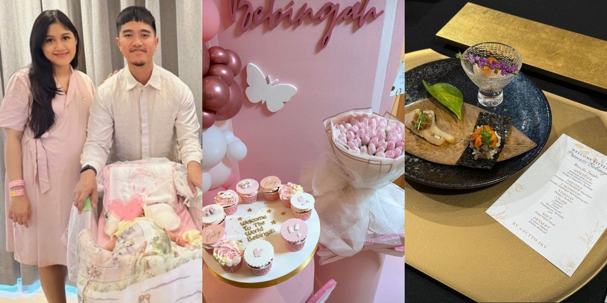 8 Photos of Erina Gudono Pampered by Kaesang Pangarep After the Birth of Baby Bebingah, Received a Bouquet of Flowers - Omakase in the Hospital