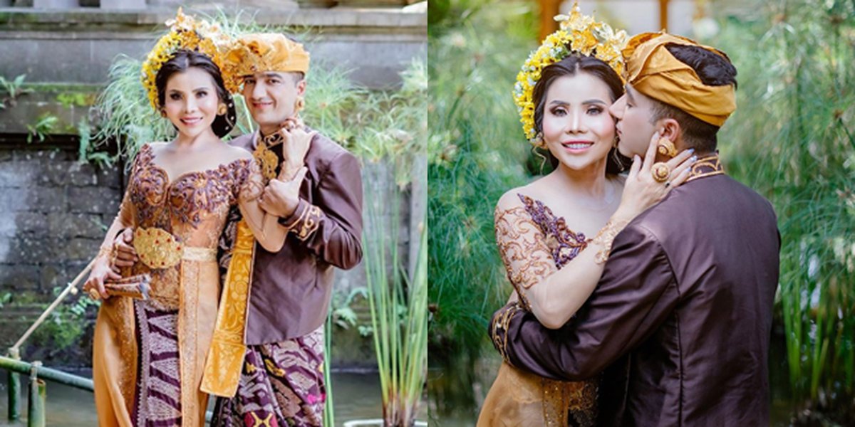 8 Photos of Eva Belisima, Former Wife of Kiwil, Wearing Balinese Traditional Attire for Prewedding, Looking Graceful and Beautiful Like a Princess