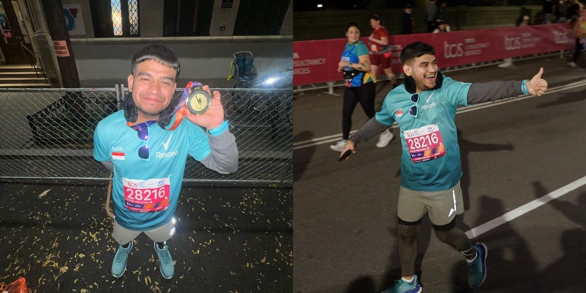 8 Portraits of Fadil Jaidi Finally Completing His First Marathon in America, Successfully Running 42 Kilometers: Thank You!