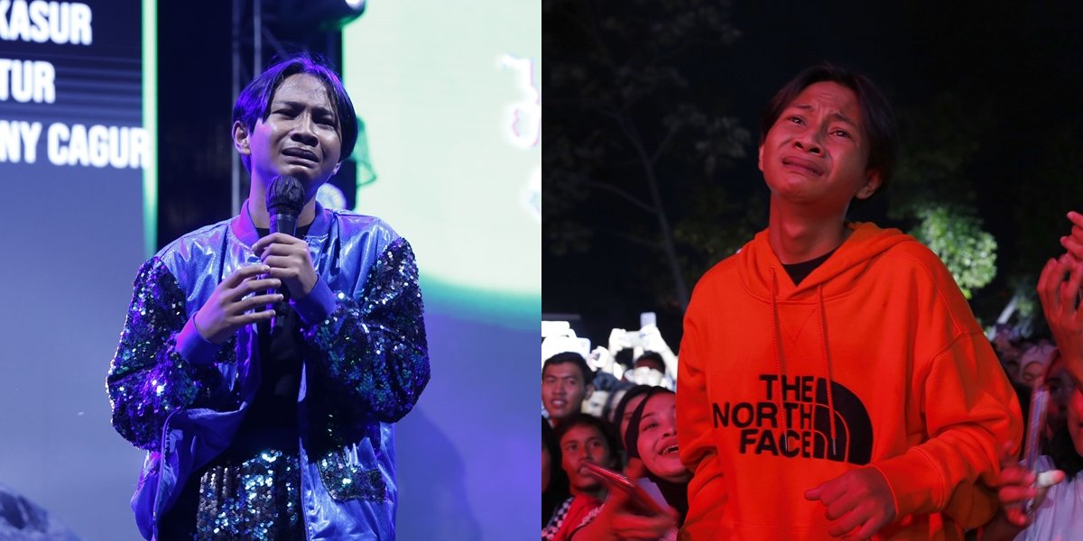 8 Photos of Fajar Sadboy at KapanLagi Buka Bareng 2023, Successfully Making People Sad and Laugh - Throwing Special Poems