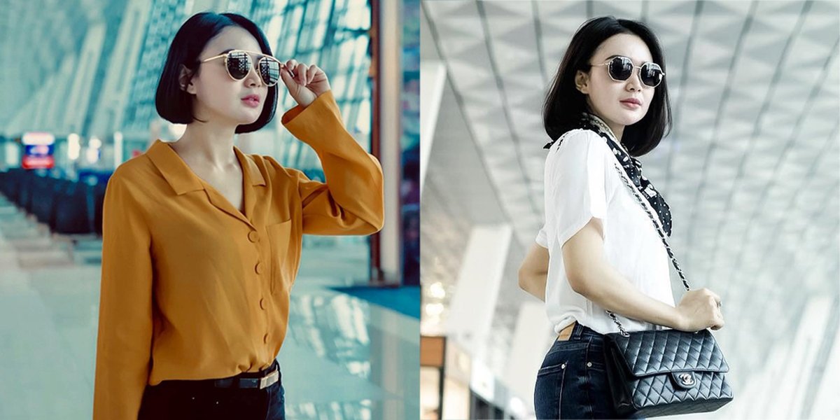 8 Photos of Fashion Airport Wika Salim, Cool and Charming