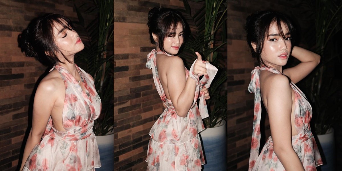 8 Photos of Fuji in a Floral Dress Showing Her Back, Asked to Reduce Socializing with Widows