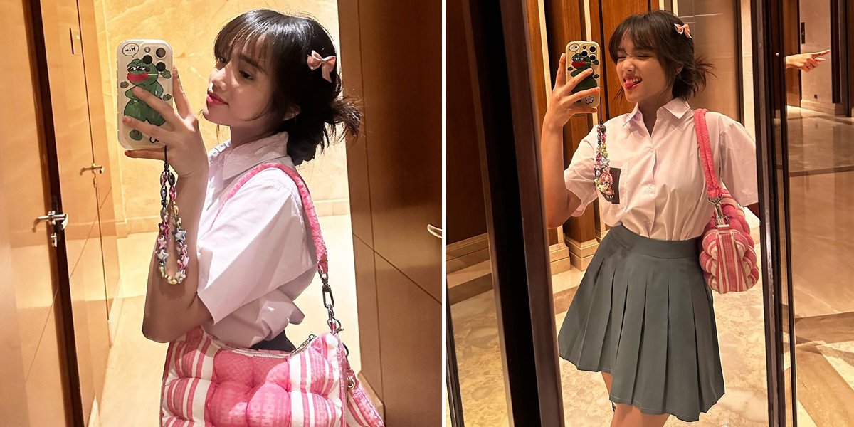8 Pictures of Fuji Still Suitable & Cute in High School Uniform, The Price of the Bag Makes Netizens Focused