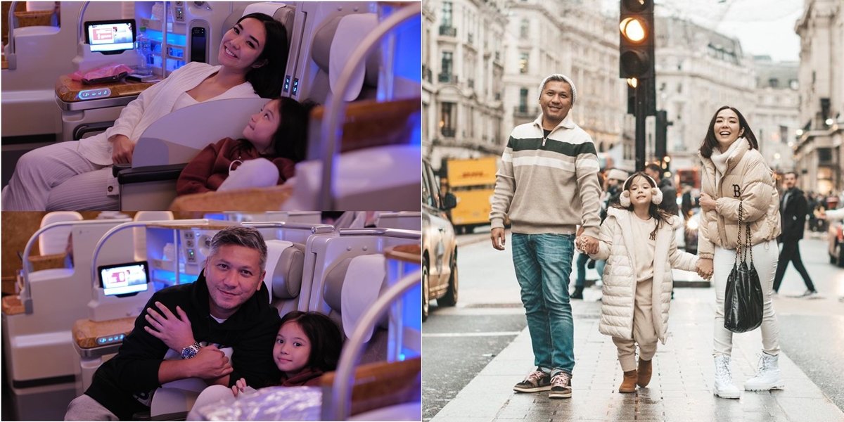 8 Pictures of Gading Marten and Gisel Inviting Gempi on a Vacation to London, Netizens: 3G Signal Active Again