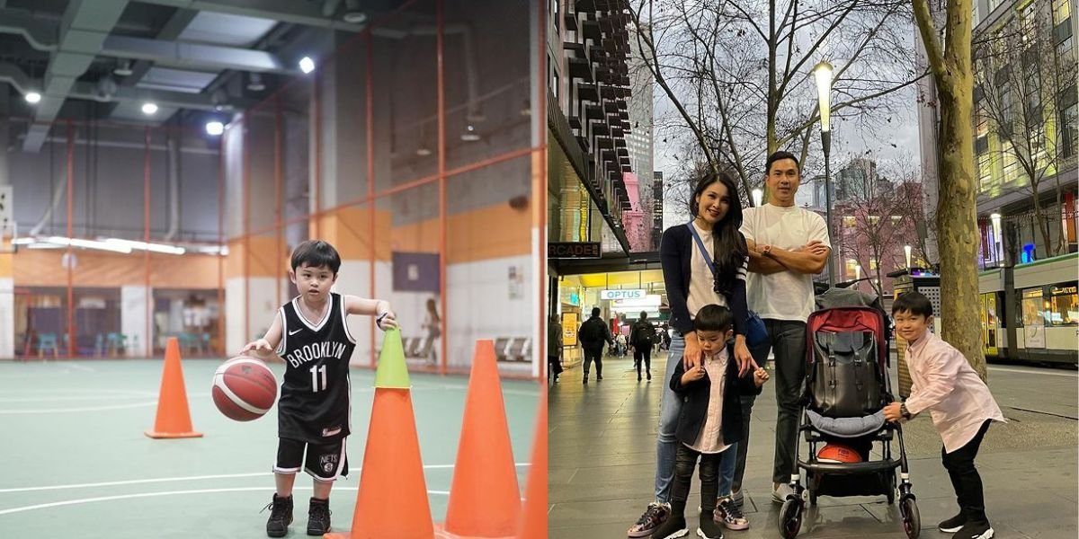 8 Photos of Raphael Moeis, Sandra Dewi's Brave Son Who is Getting Better at Playing Basketball