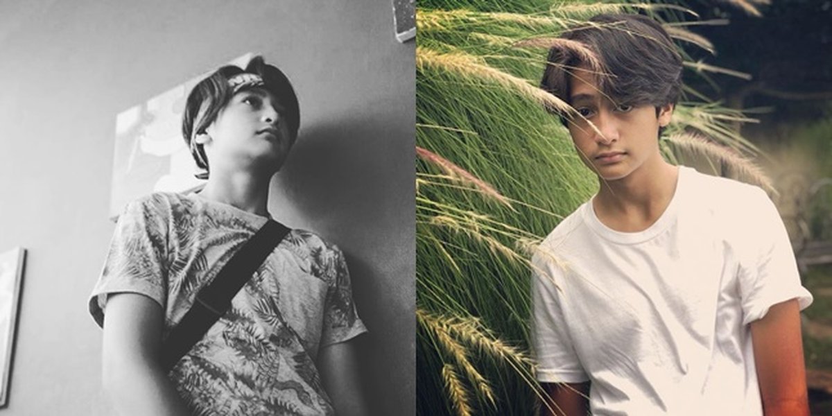 8 Handsome Portraits of Balian, Andi Rif's Son Who is Growing Up as a Teenager and Rarely Exposed