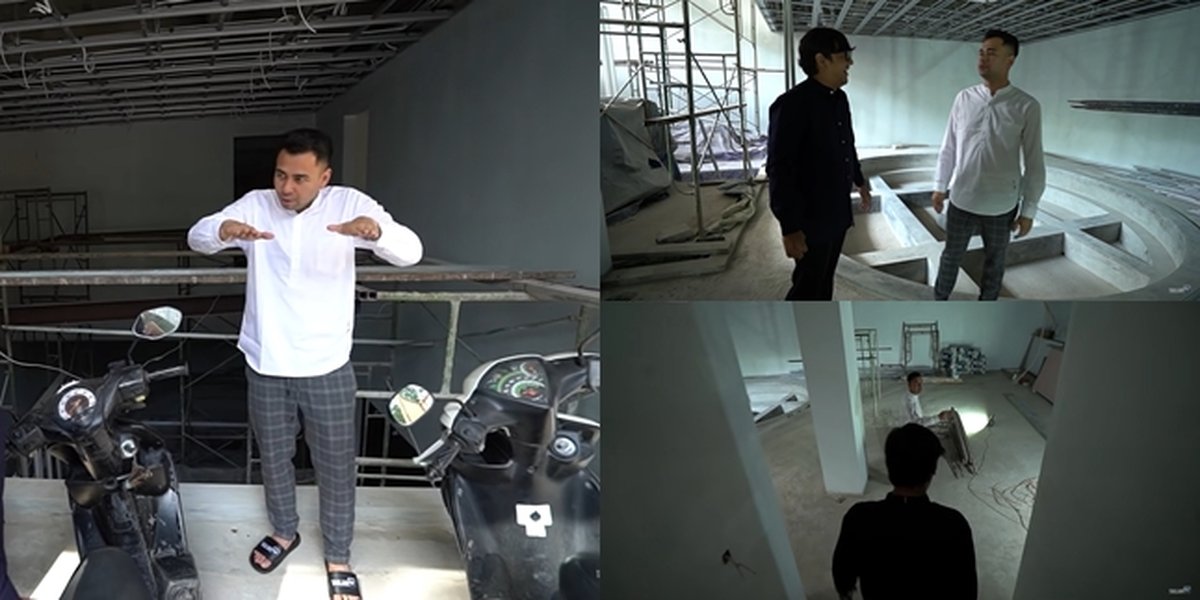 8 Photos of the Spacious Garage in Raffi Ahmad's New House, Located in the Basement, with a Special Lift for 8 Car Collection