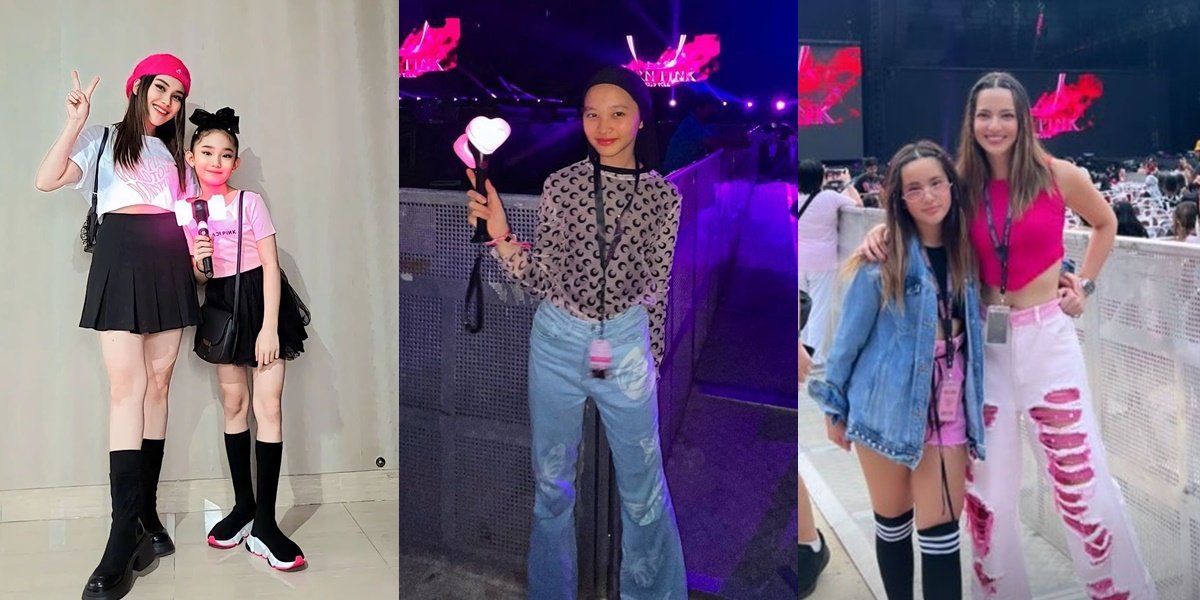 8 Portraits of Celebrity Children's Fashion Watching BLACKPINK Concert, Bilqis and Mikhayla's Appearance Becomes the Talk of the Town