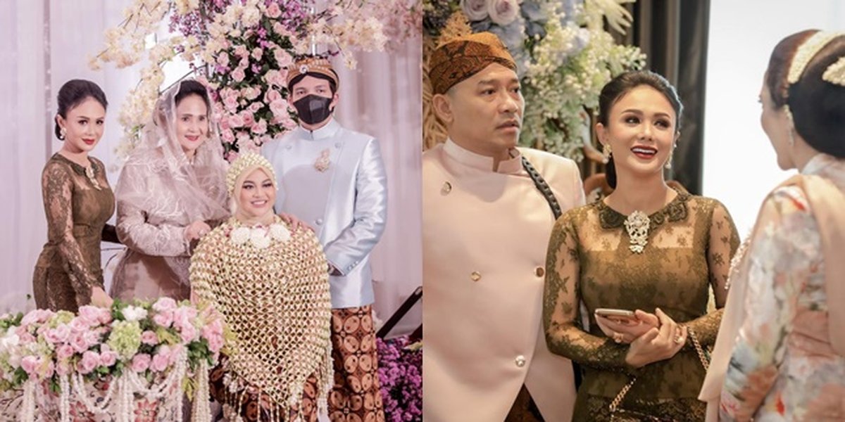 8 Portraits of Graceful Yuni Shara at Aurel Hermansyah's 7-Month Event, Slim and Fit Body at Almost 50 Years Old Becomes the Highlight