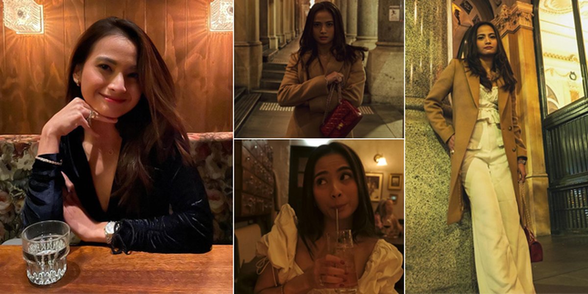 8 Beautiful Pictures of Acha Septriasa's Cute and Classy Style During a Romantic Dinner with Her Husband in Australia!