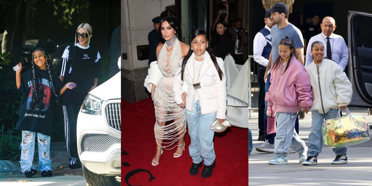 8 Portraits of North West's Swag Style, Kim Kardashian's Eldest Daughter Who Criticizes Met Gala Artists' Costumes