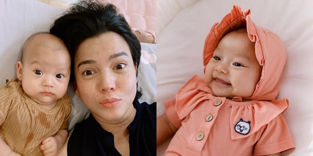 8 Adorable Portraits of Alice Norin's Second Child, Styled with Various Head Accessories - Wearing a Hijab Like Mrs. Hajjah