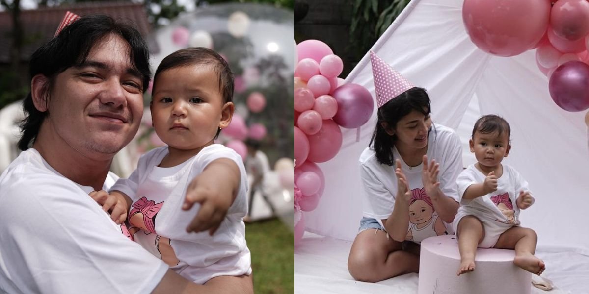 8 Adorable Photos of Naeswari, Adipati Dolken's Child, on Her First Birthday, Celebrating with Orphans and Holding an Outdoor Event with Extended Family