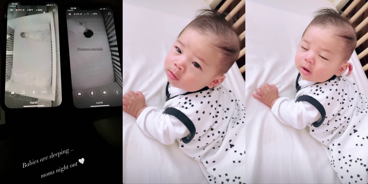 8 Adorable Photos of Baby Izz, Nikita Willy's Child, Sleeping Alone in His Room, Monitored Only Through CCTV - The Pillow Face in the Morning Makes His Mother Laugh